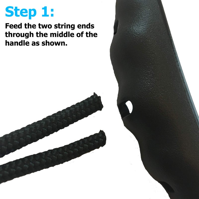 Occult Kayak Handles - Gray (2 Pack) - Heavy Duty - Sleek T-Handle Design - Heavy Duty Bungee - Easy 3-Step Installation and Ergonomic Comfort - Kayak and Boating Accessories - Image 3